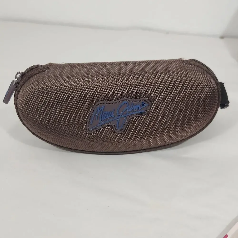 MAUI JIM CASE SUNGLASS EYE GLASSES ZIPPER HARD CLAM SHELL PROTECTIVE STORAGE - Picture 2 of 7